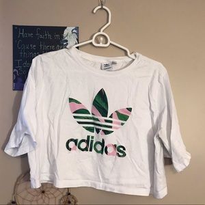 Adidas Print Crop Top